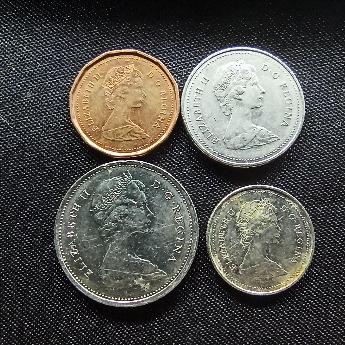 邮泉阁限时拍卖第十一场 各国硬币专场 加拿大4枚