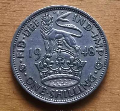 国王的神兽 英国一先令 乔治六世 24mm - 国王的神兽 英国一先令 乔治六世 24mm