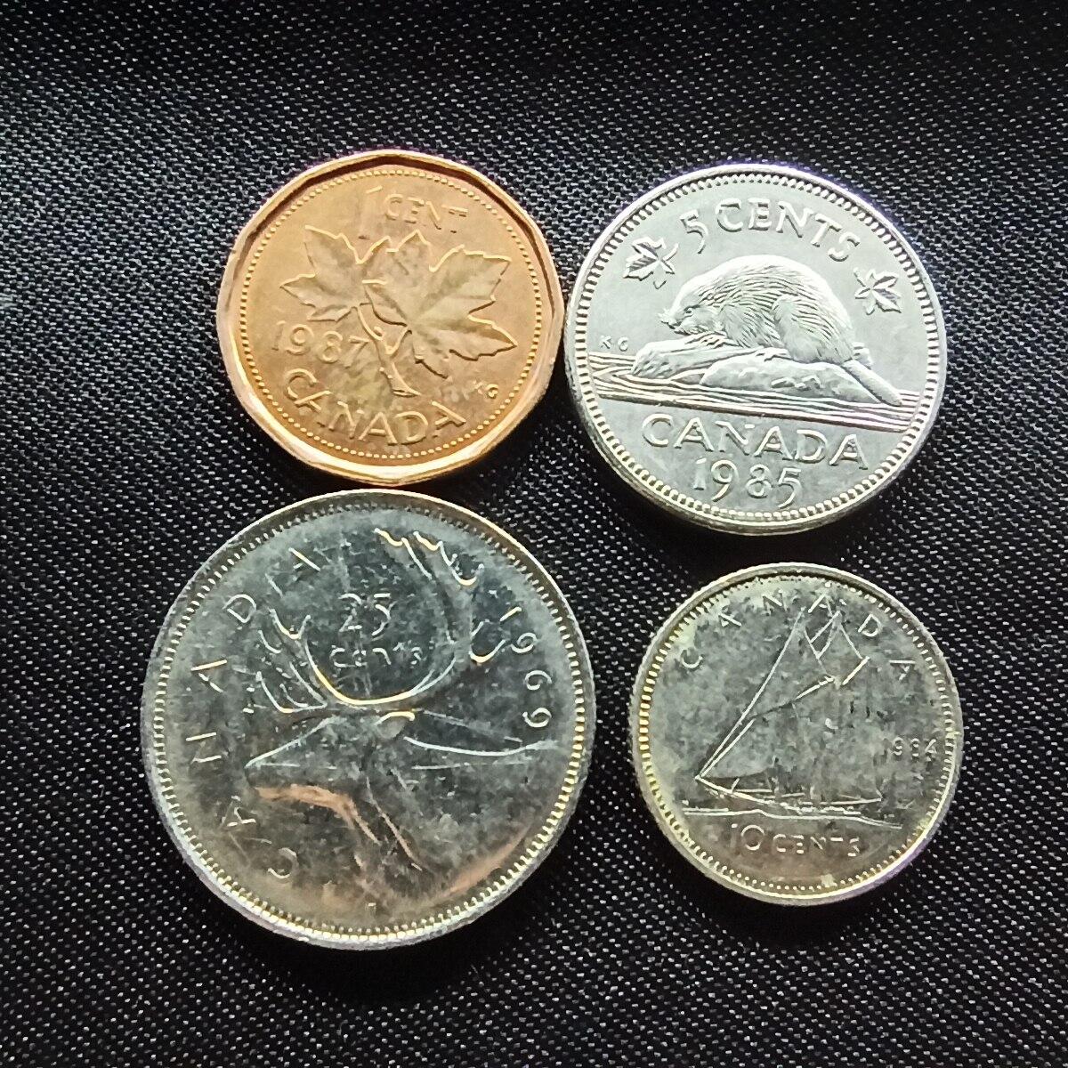 邮泉阁限时拍卖第十一场 各国硬币专场 加拿大4枚