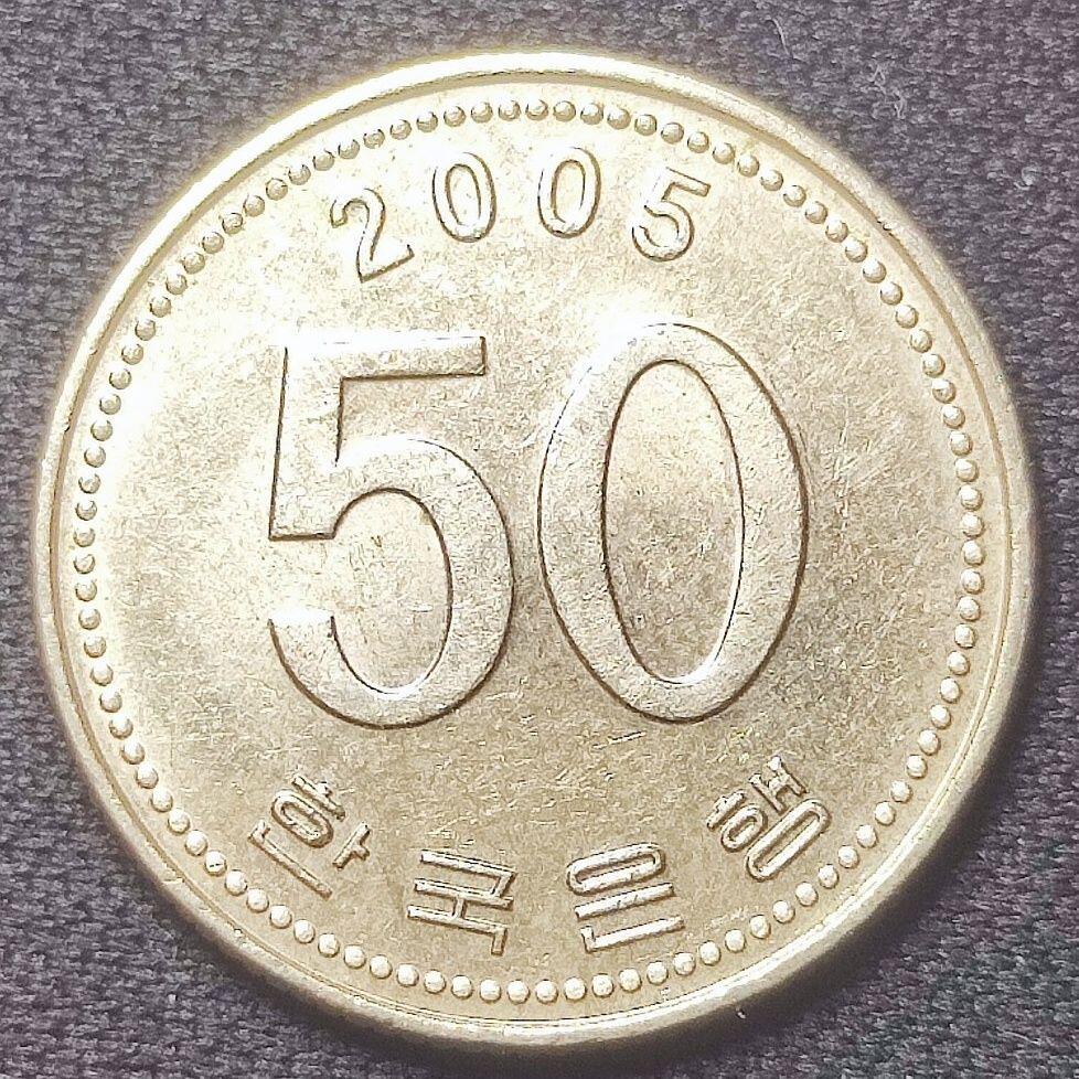 韩国10.50.100圆钱币一组3枚,保真外币 年份随机发货82907