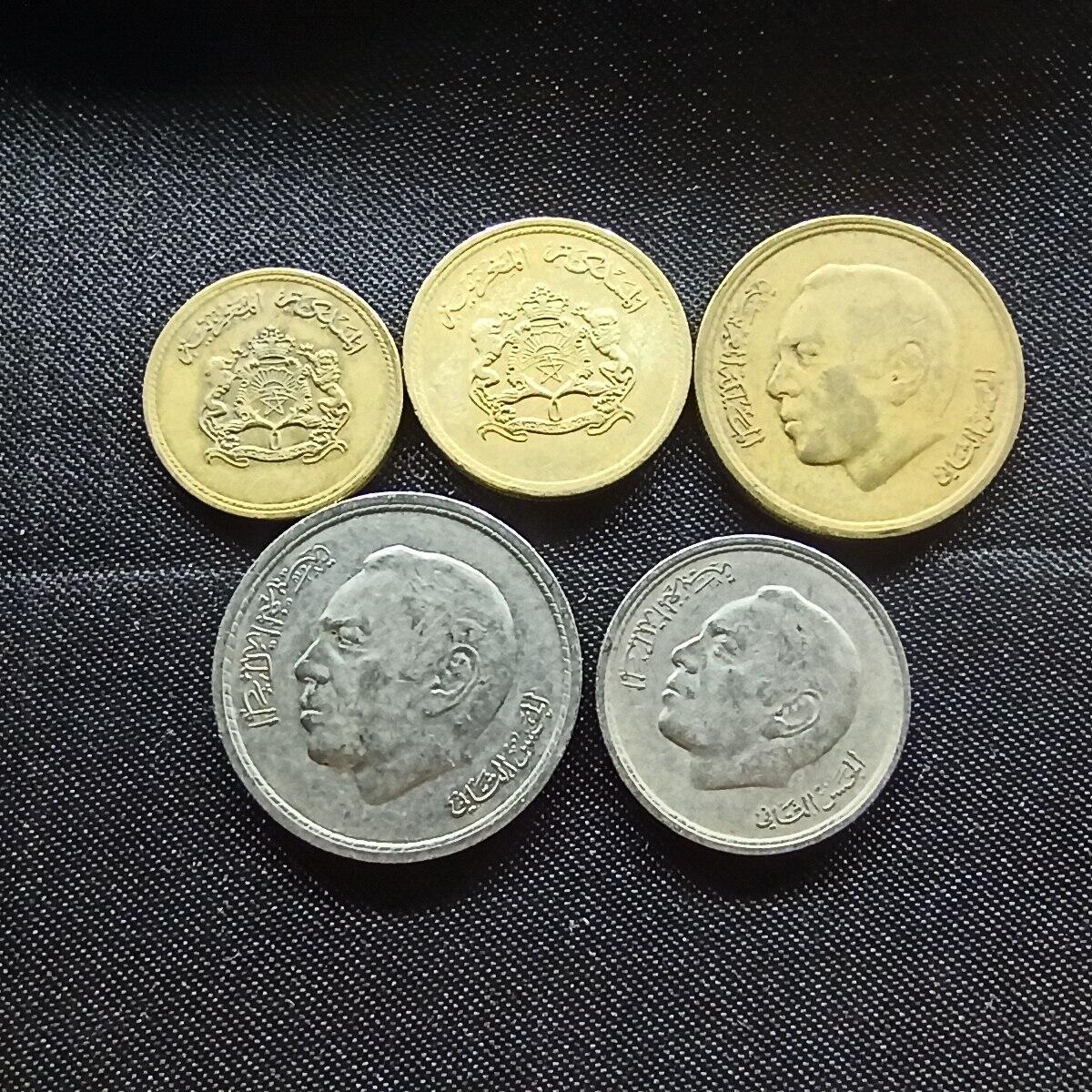 邮泉阁限时拍卖第十一场 各国硬币专场 摩洛哥5枚