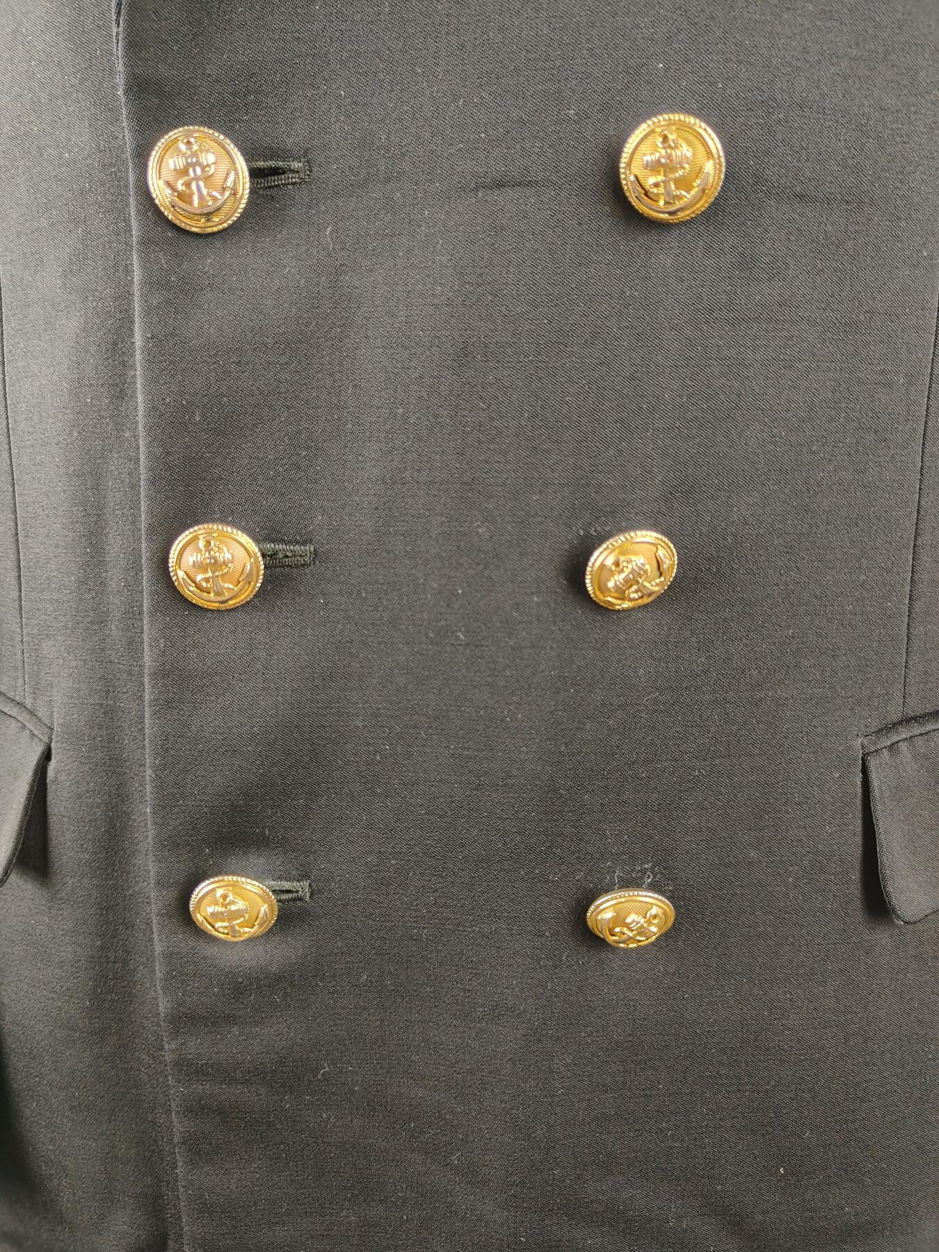 全场0元起拍 第166期 咸鱼国勋章拍卖专场 6月19日（周三）下午6：00开始 稀少大码 日本海自干部常服上衣+ 三佐阶级 胸围106 肩宽46 衣长81 袖长64