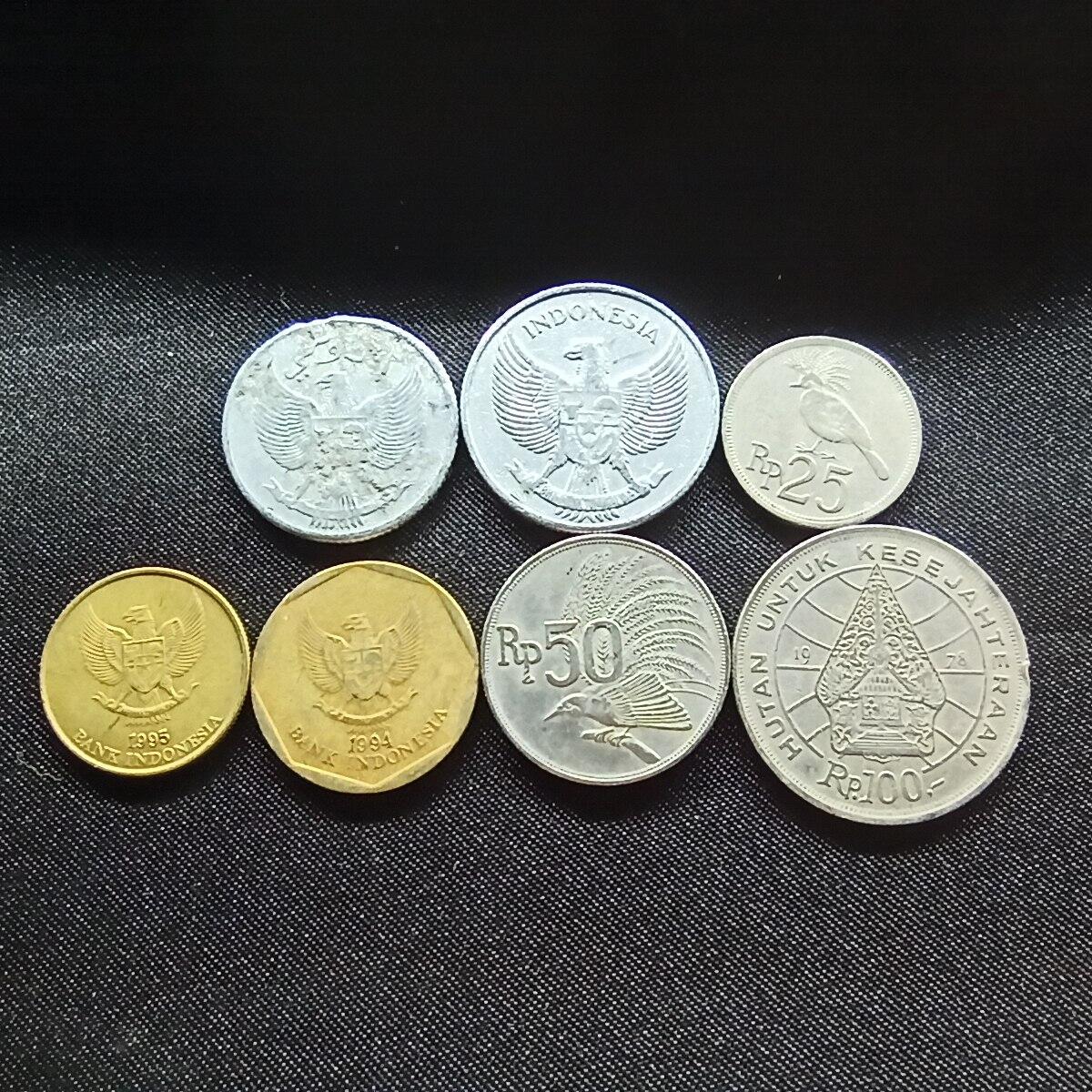 邮泉阁限时拍卖第十一场 各国硬币专场 印度尼西亚7枚