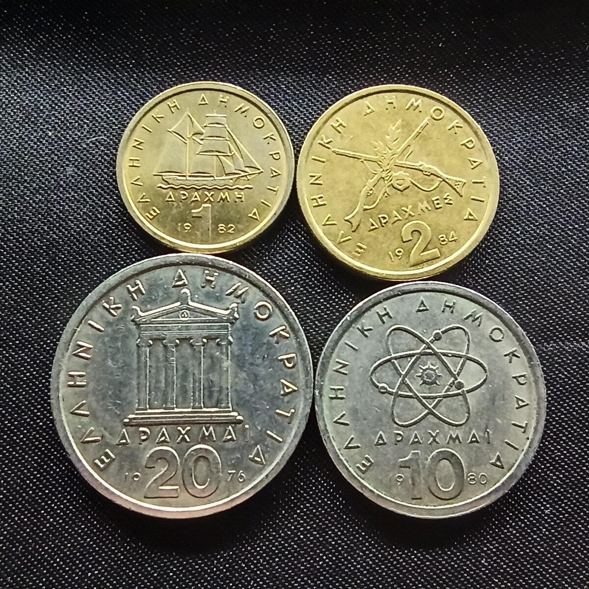 邮泉阁限时拍卖第十一场 各国硬币专场 希腊4枚