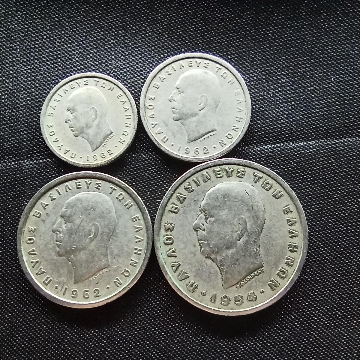 邮泉阁限时拍卖第十一场 各国硬币专场 希腊王国4枚