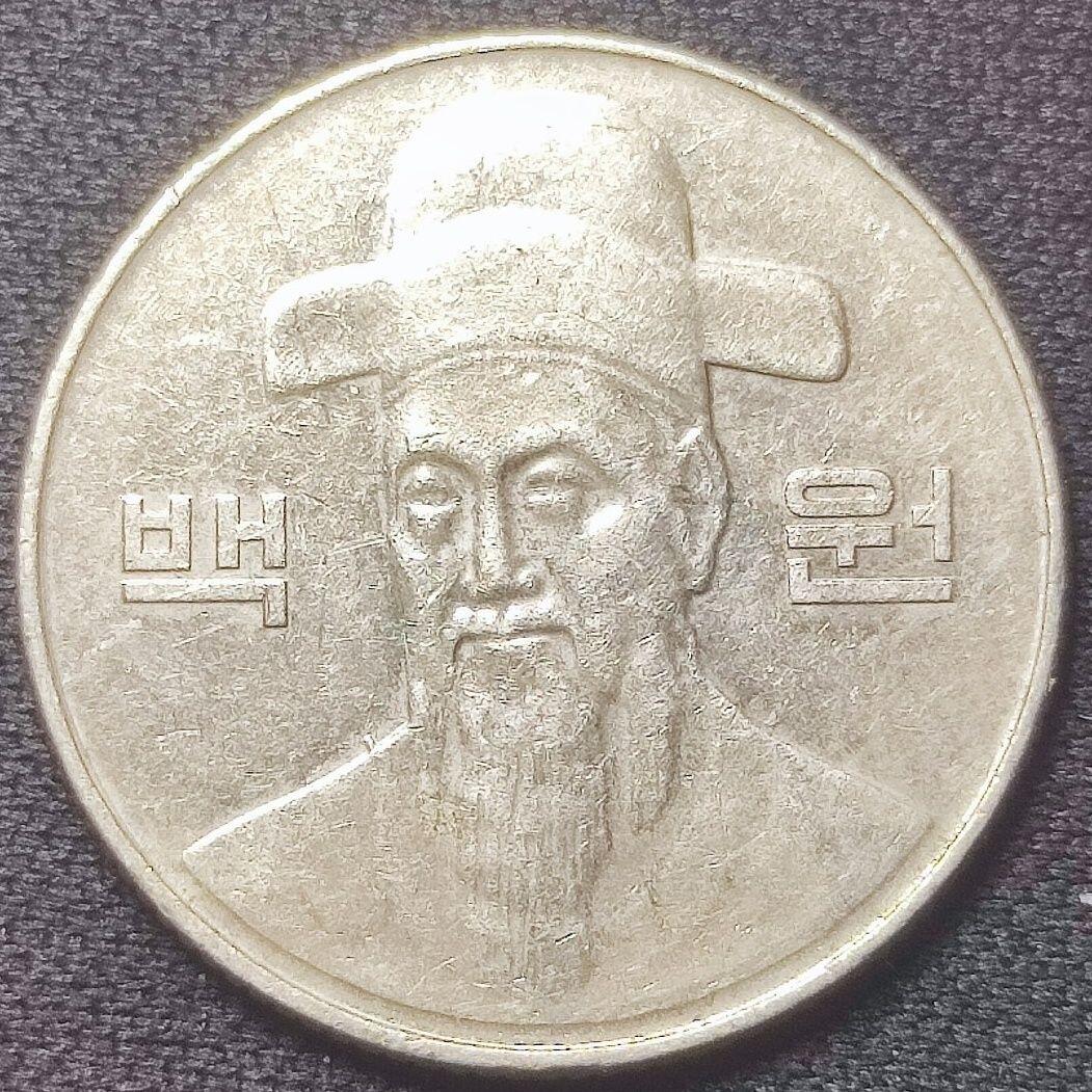 韩国10.50.100圆钱币一组3枚,保真外币 年份随机发货82907