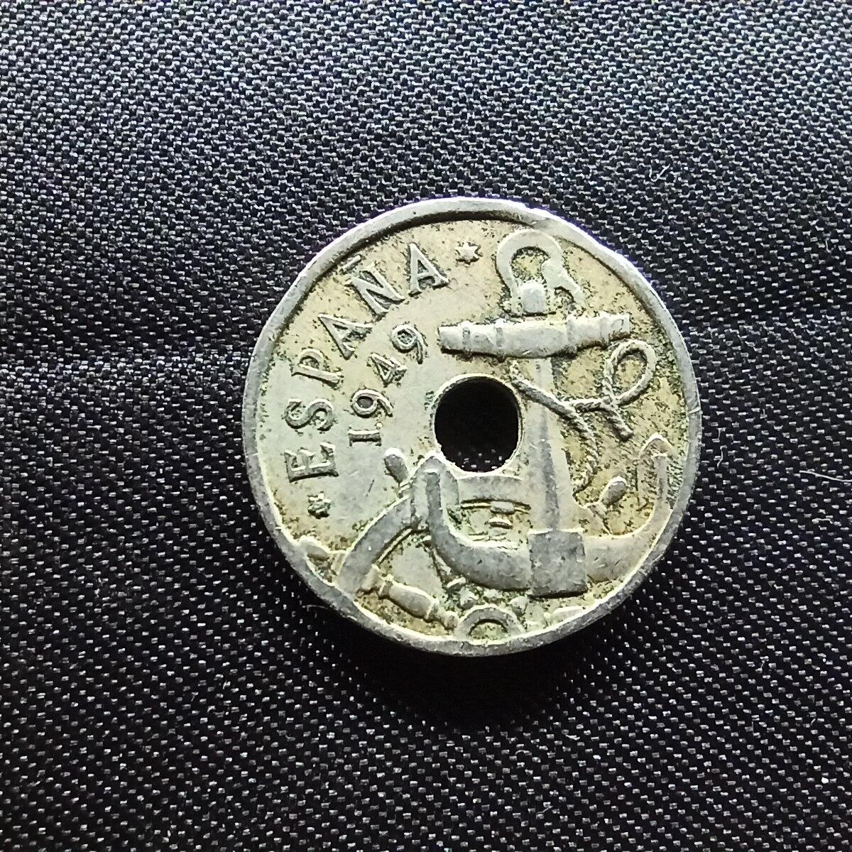 邮泉阁限时拍卖第十一场 各国硬币专场 西班牙1949年50分