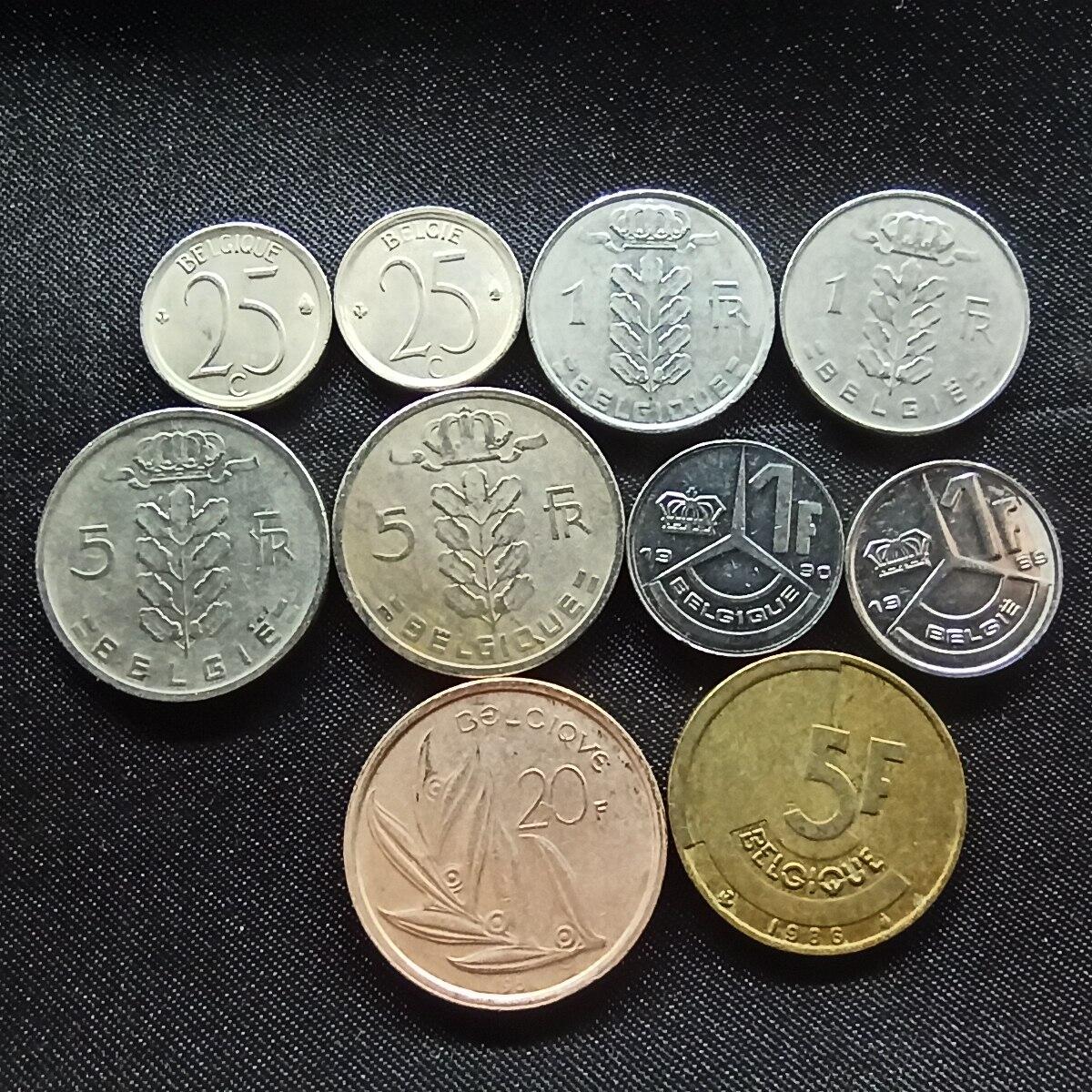 邮泉阁限时拍卖第十一场 各国硬币专场 比利时10枚