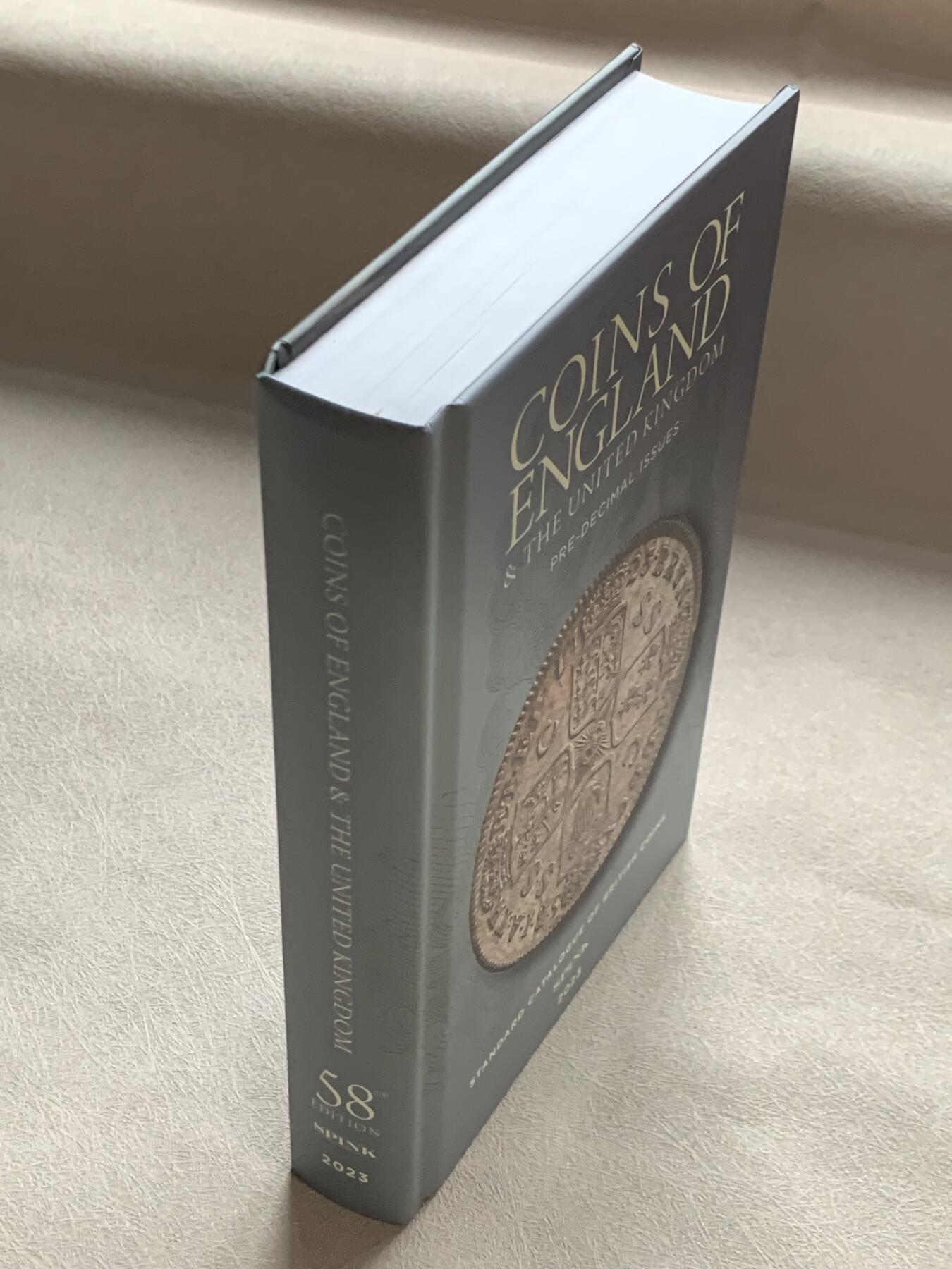 《竞宝斋》第280场- 周日，周一 ，周二3场连拍 （全场包邮） 2023版斯宾克英国钱币标准目录，评级公司的目录编号来源之一，收录从公元前150年-1971年间的英国钱币