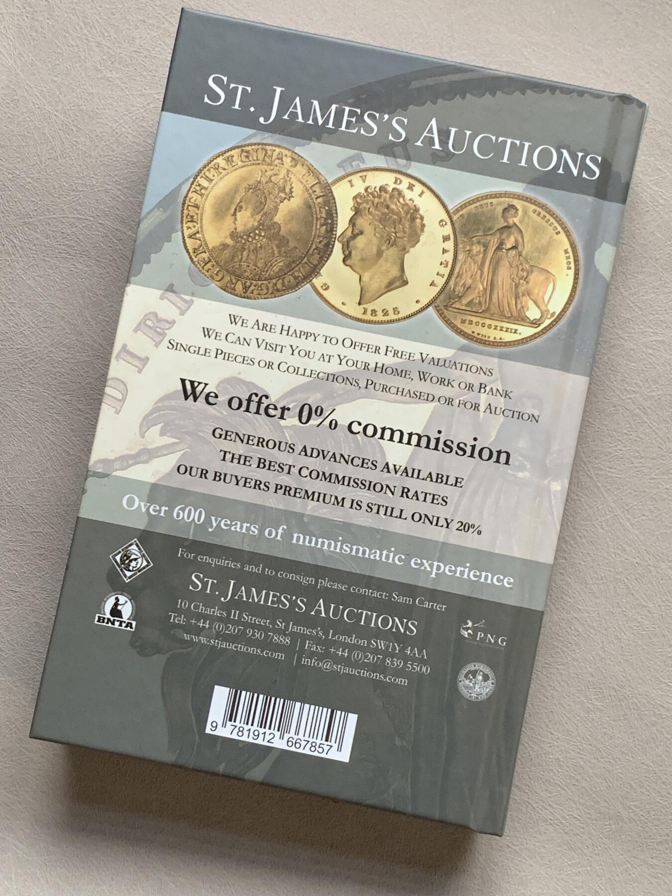 《竞宝斋》第280场- 周日，周一 ，周二3场连拍 （全场包邮） 2023版斯宾克英国钱币标准目录，评级公司的目录编号来源之一，收录从公元前150年-1971年间的英国钱币