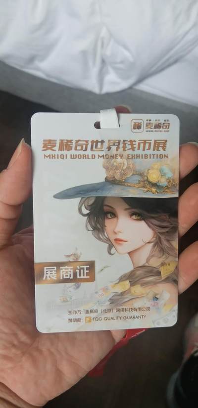 第165期拍卖【长期征集拍品】 - 麦稀奇第二届世界钱币展美女参展证，让你足不出户感受币展快乐。参展证总的数量是250张