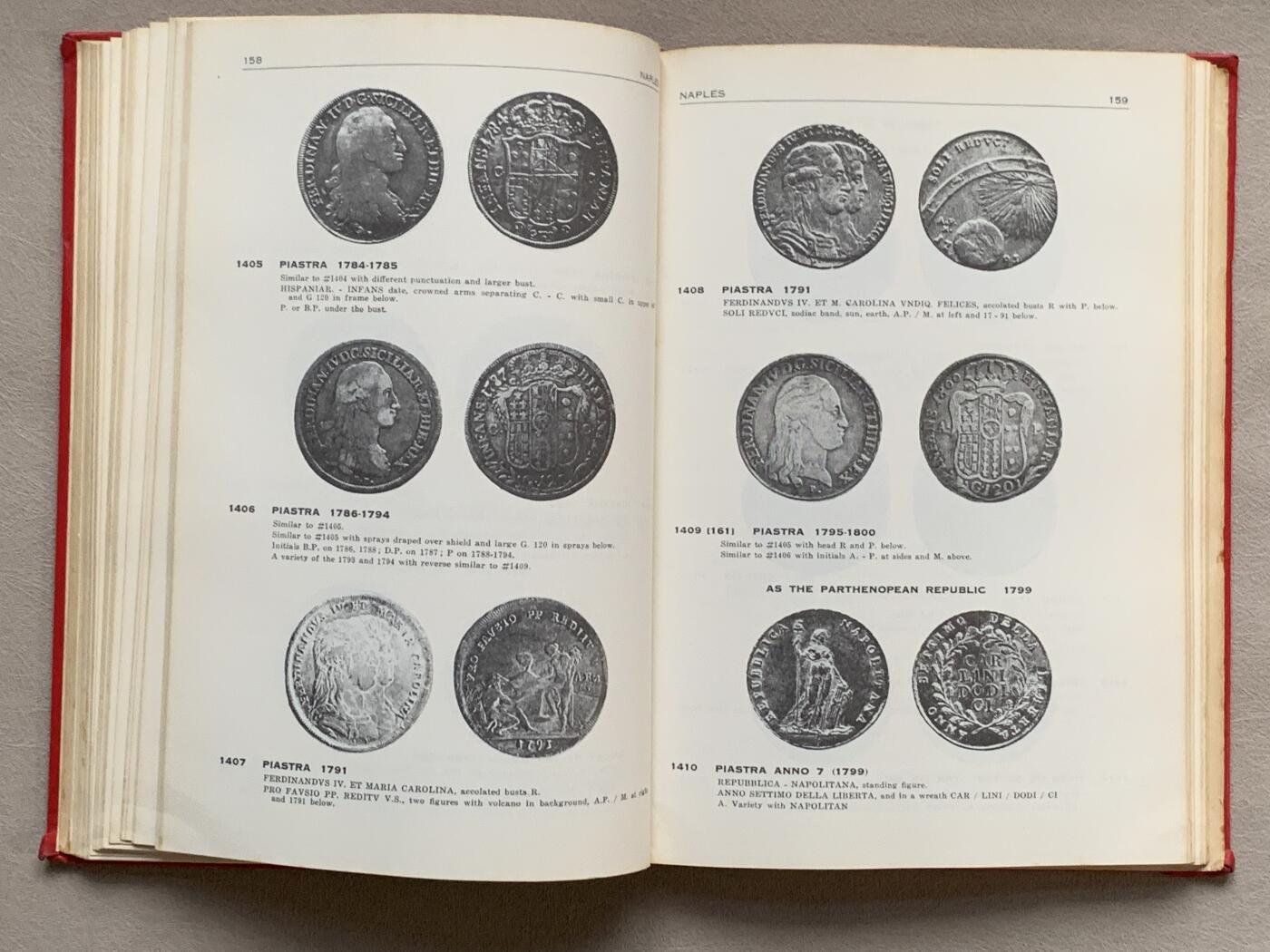 《竞宝斋》第280场- 周日，周一 ，周二3场连拍 （全场包邮） 稀少 绝版 精装版达文波特 1700-1800年 德国泰勒 目录本身也成为了藏品，评级盒上DAV对应的就是此目录，厚达410多页。泰勒必备