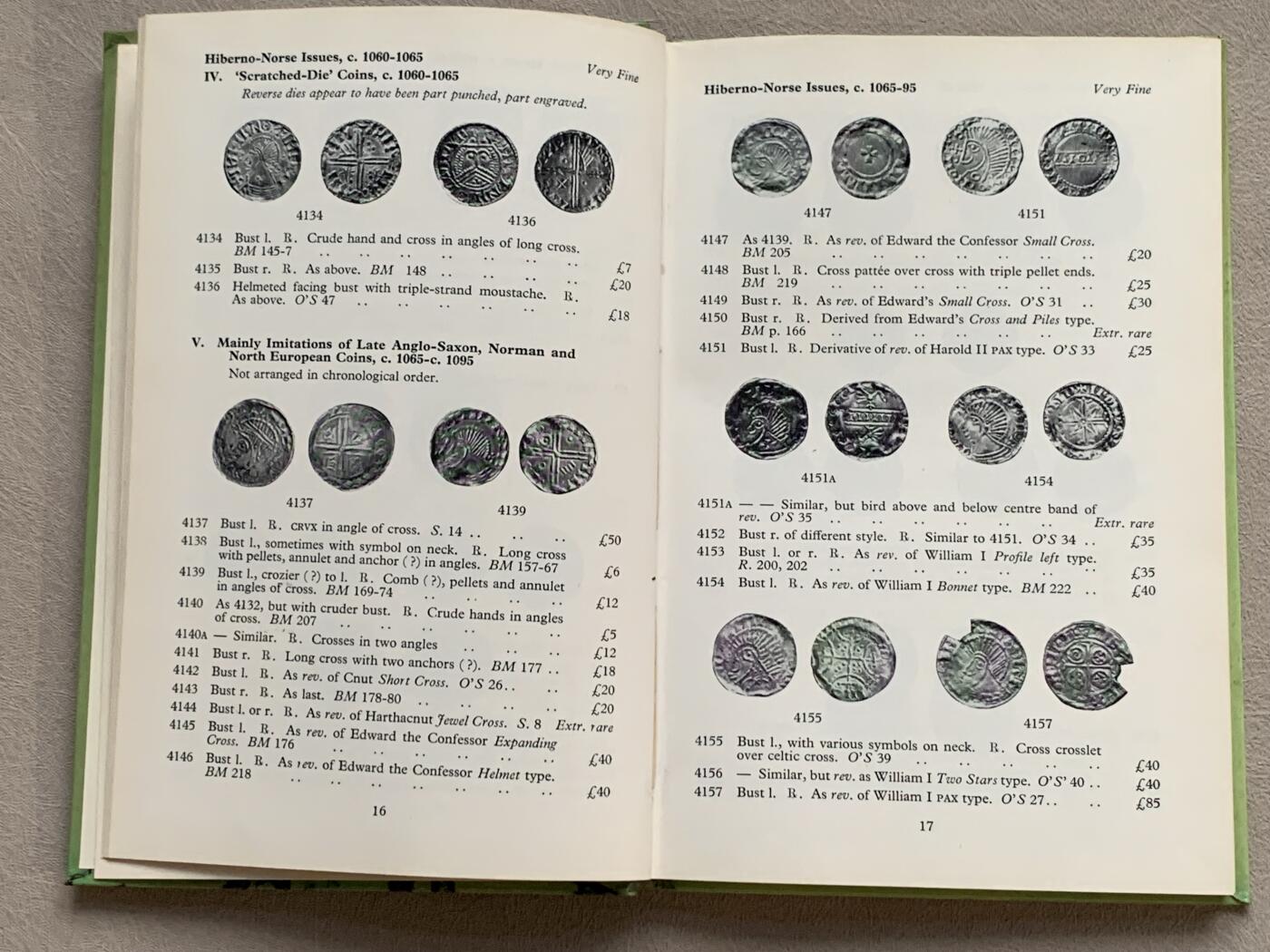 《竞宝斋》第280场- 周日，周一 ，周二3场连拍 （全场包邮） 2本一组 爱尔兰&苏格兰钱币目录，SEABY出品权威目录，国内爱尔兰&苏格兰专业目录罕见，英系玩家必备