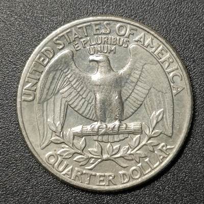 ↓君缘收藏126期☞钱币邮品↓无佣金、可寄存、满10元包邮  - 美国🇺🇸华盛顿25美分