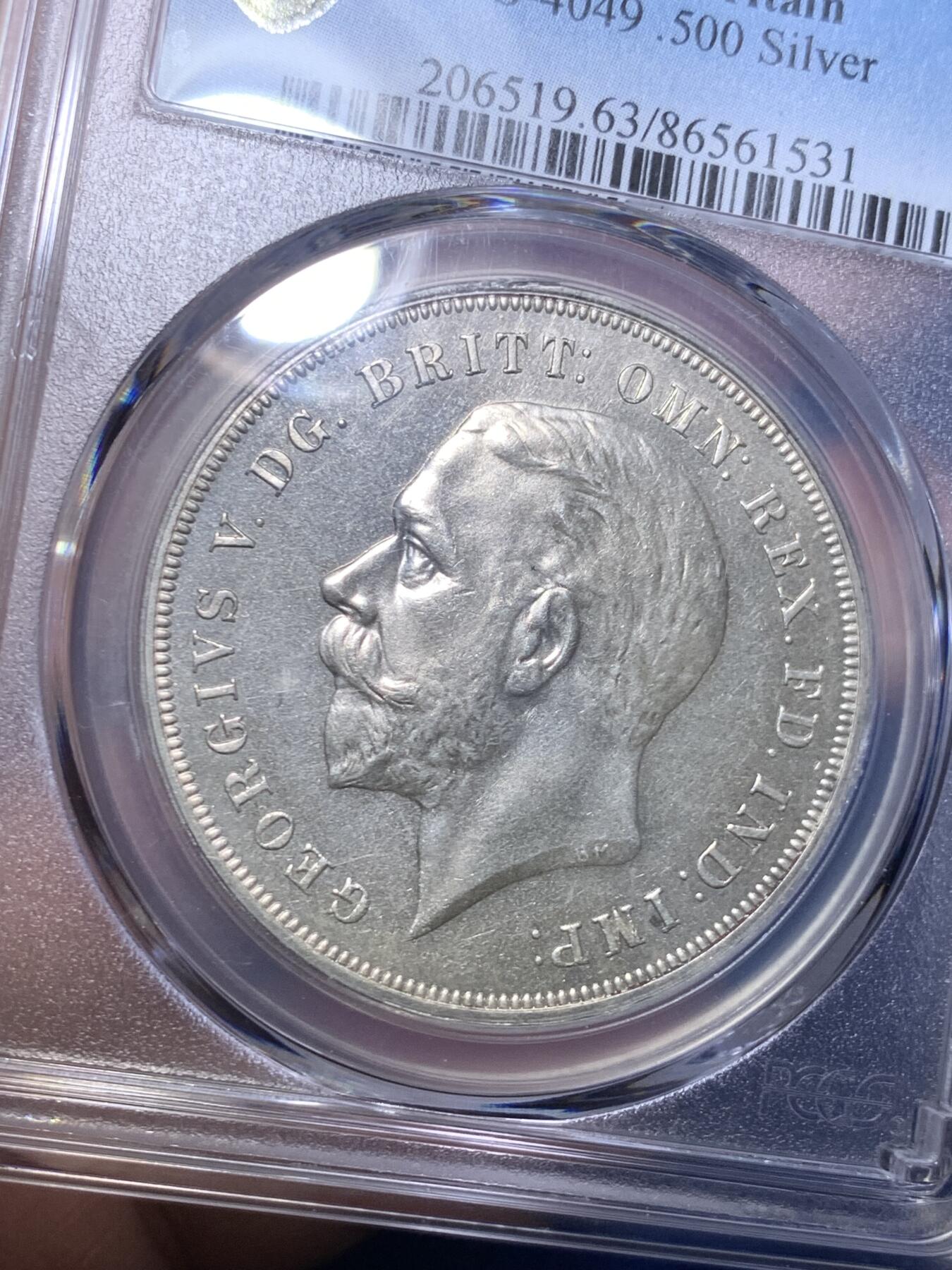 《竞宝斋》第280场- 周日，周一 ，周二3场连拍 （全场包邮） PCGS SP63 英国1935木马剑 经典品种