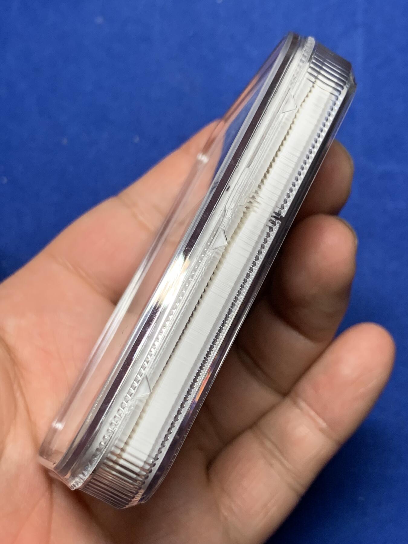 《竞宝斋》第281场- 周日，周一 ，周二3场连拍 （全场包邮） NGC-MS62 法国镀金银代币，农业协会，盒子加厚