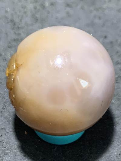 精美高玉化亚光冻料战国红玛瑙手工俏色巧雕刻小鸡出壳珠子一颗！ 精美高玉化亚光冻料战国红玛瑙手工俏色巧雕刻小鸡出壳珠子一颗！