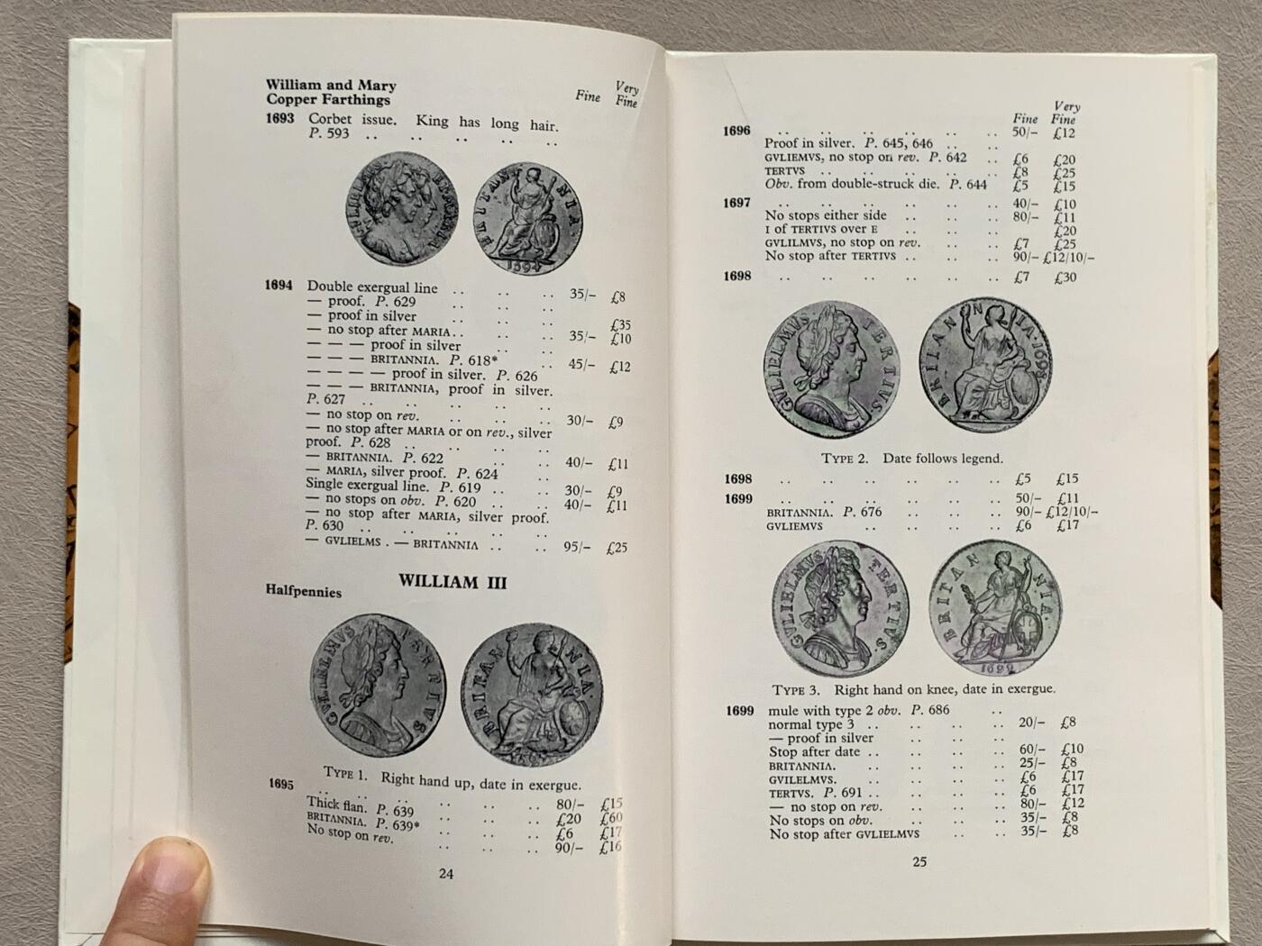 《竞宝斋》第280场- 周日，周一 ，周二3场连拍 （全场包邮） 英国铜币及其价值，SEABY出品，英国铜币权威目录，英系玩家不二之选