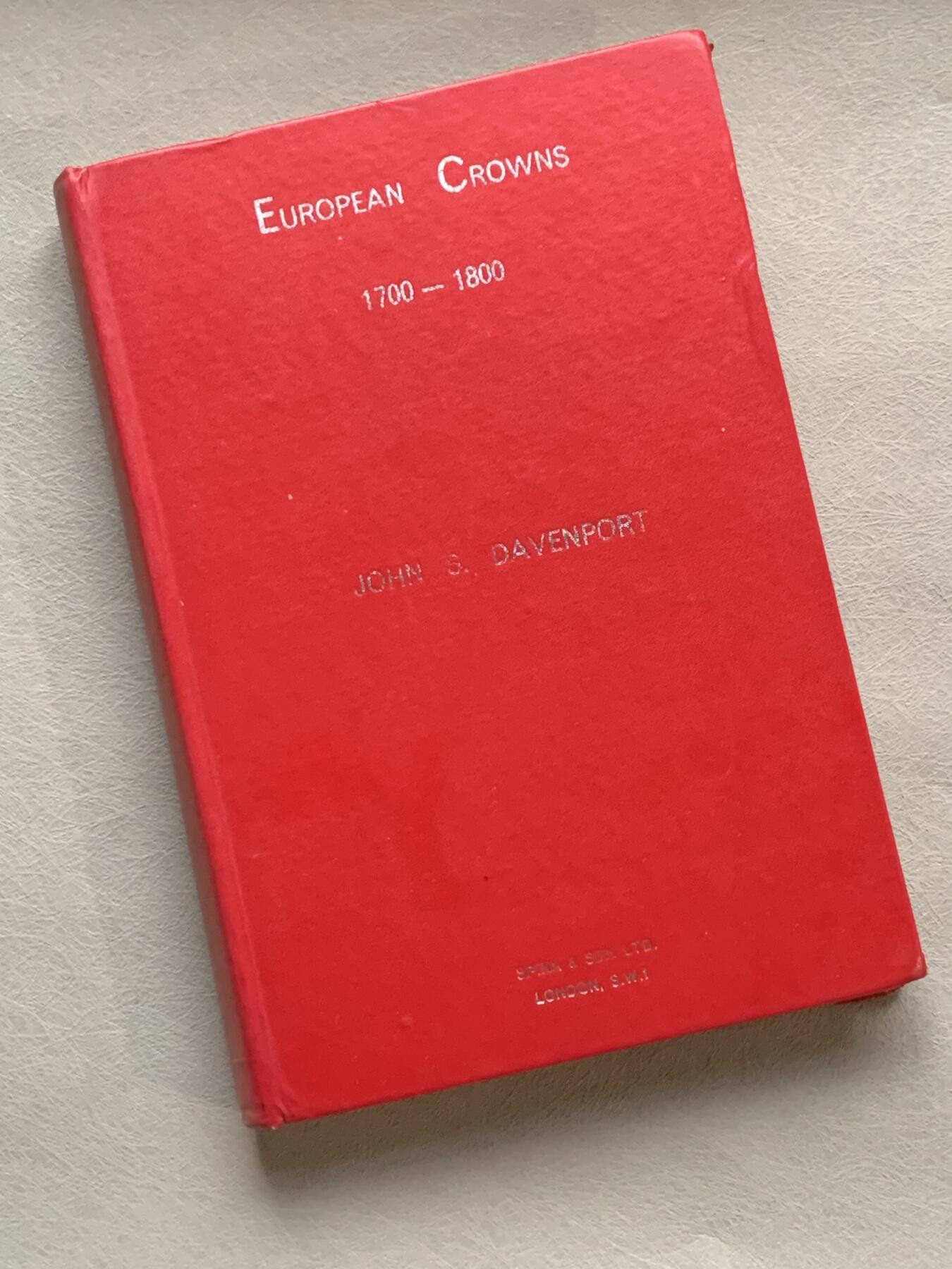 《竞宝斋》第280场- 周日，周一 ，周二3场连拍 （全场包邮） 稀少 绝版 精装版达文波特 1700-1800年 德国泰勒 目录本身也成为了藏品，评级盒上DAV对应的就是此目录，厚达410多页。泰勒必备