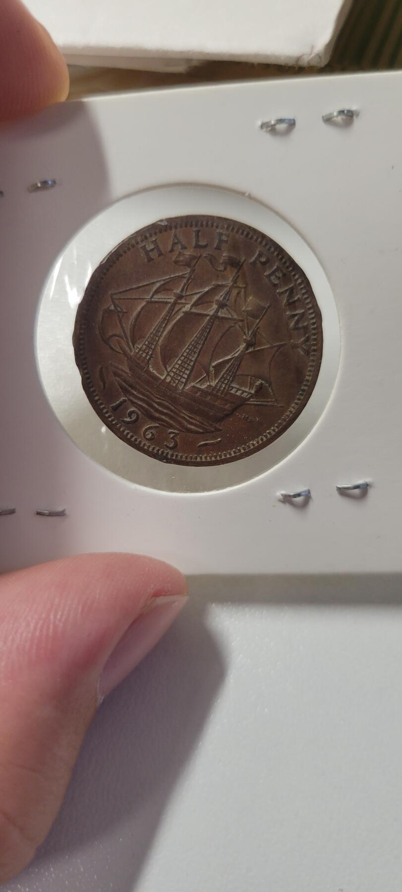 2024第九期 英国1963年½便士