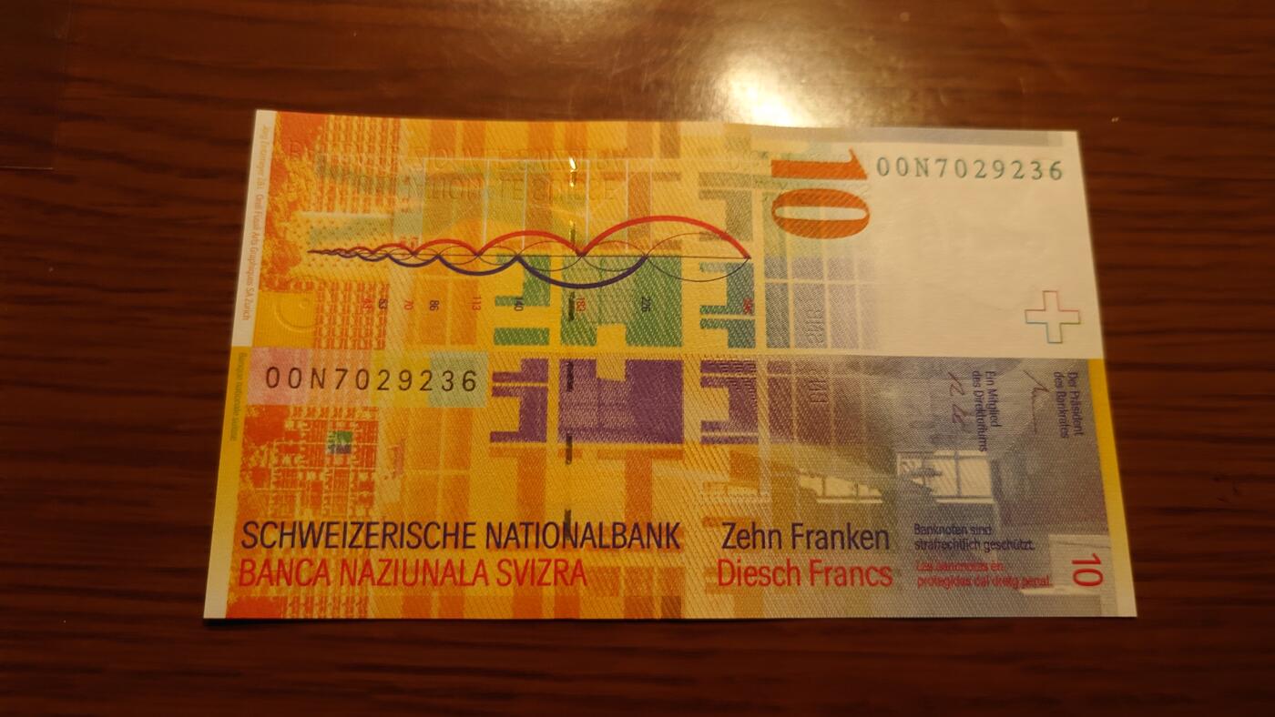 【六点40刚有新增30项】精选微拍第114期暨2024年第25期  新品到货 2000年瑞士10法郎 全新绝品无4尾号9236