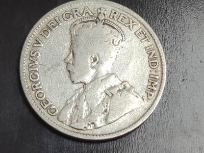 燕姐换藏第82拍 加拿大1917年25分银币