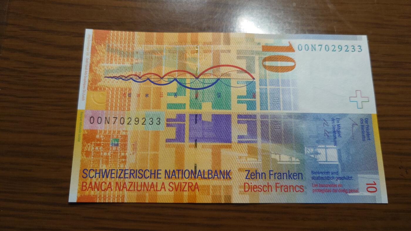 【六点40刚有新增30项】精选微拍第114期暨2024年第25期  新品到货 2000年瑞士10法郎 全新绝品无4尾号9233