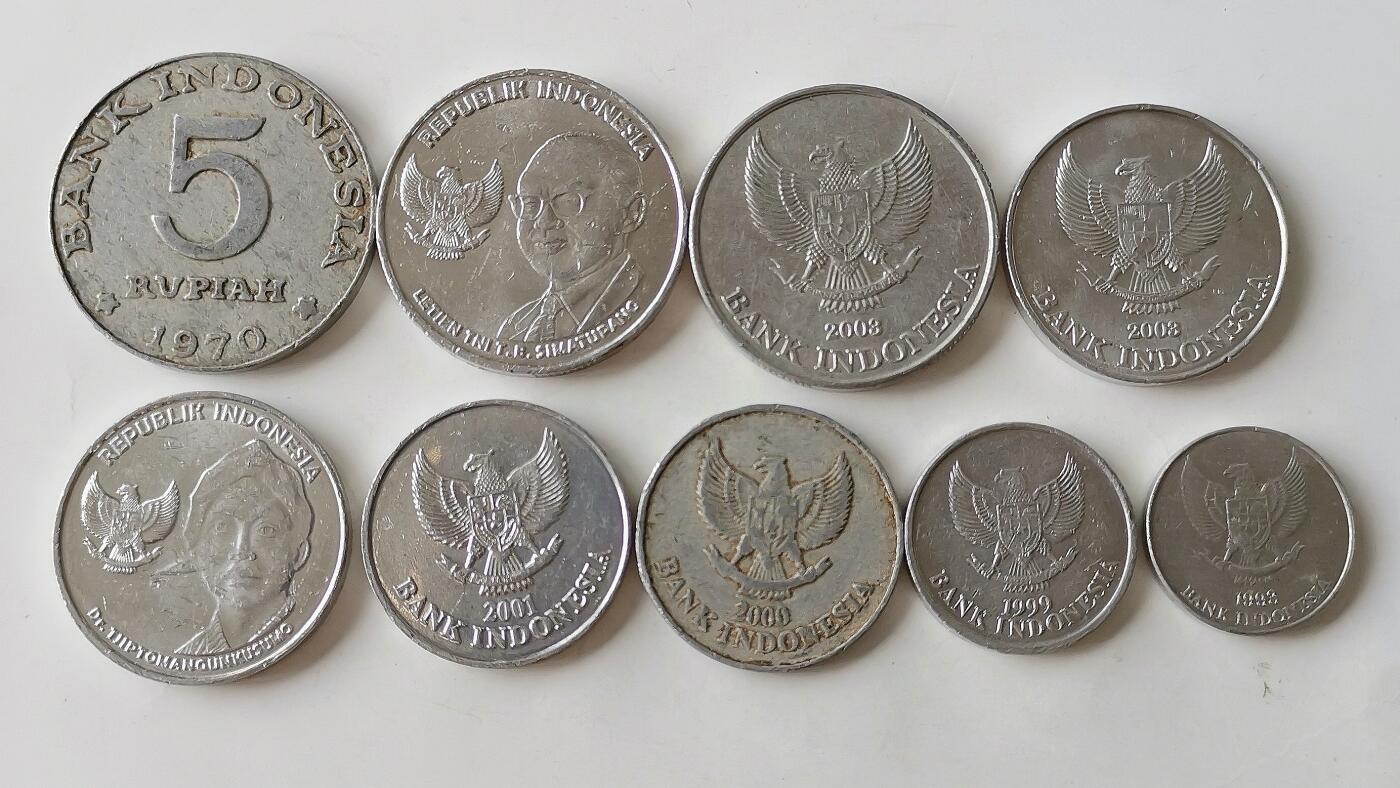 第一海外回流一元起拍收藏 散币专场 第97期 印度尼西亚铝币一组