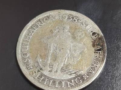 燕姐换藏第82拍 英属南非1938年1先令银币