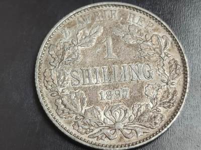 燕姐换藏第82拍 英属南非1897年1先令银币