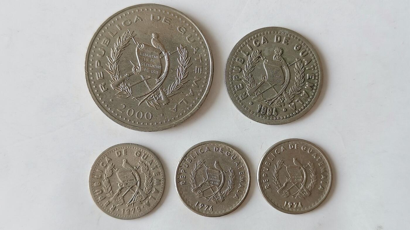 第一海外回流一元起拍收藏 散币专场 第97期 危地马拉🇬🇹