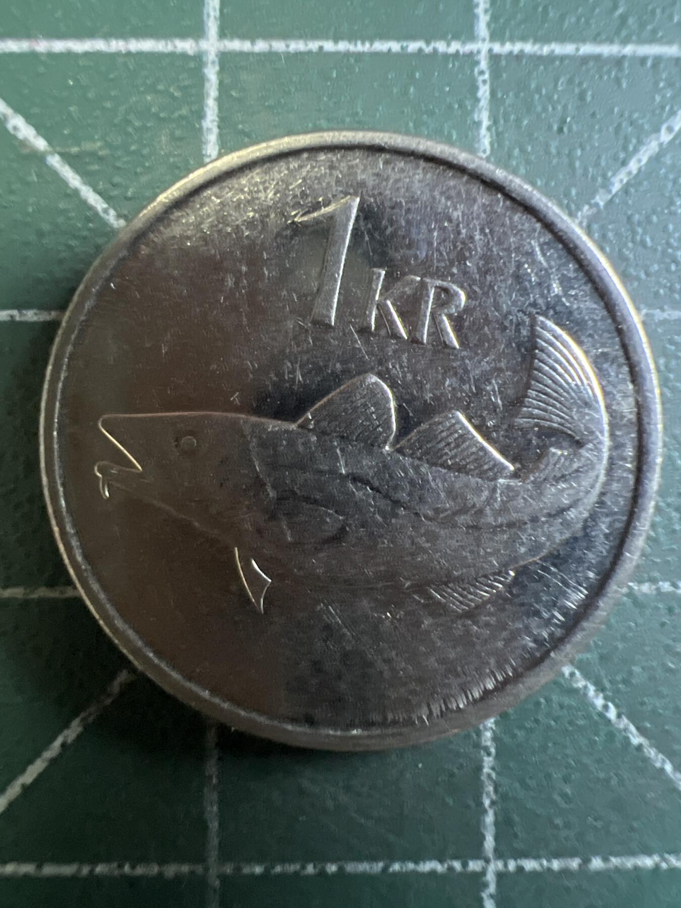 第632期 硬币专场 （无押金，捡漏，全场50包邮，偏远地区除外，接收代拍业务，本店十天发一次货） 冰岛一克朗