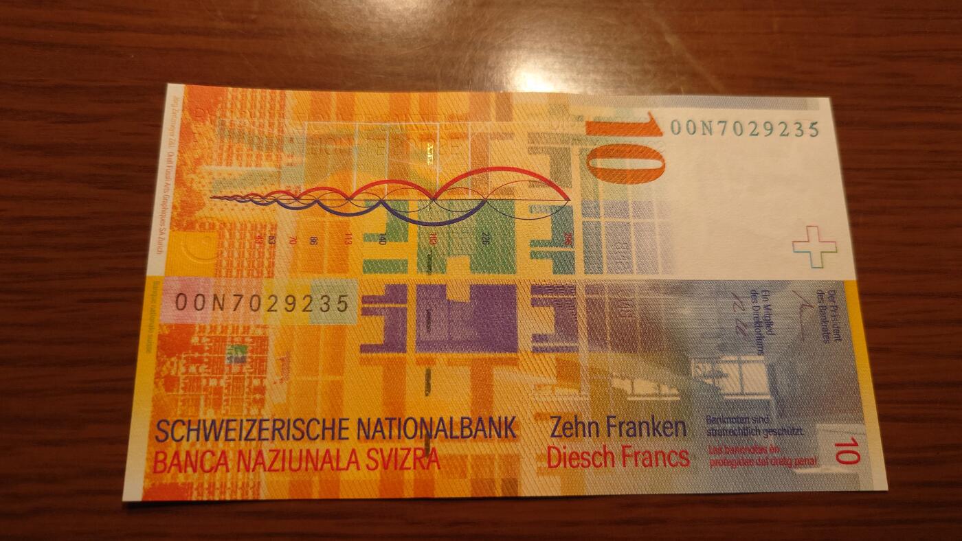 【六点40刚有新增30项】精选微拍第114期暨2024年第25期  新品到货 2000年瑞士10法郎 全新绝品无4尾号9235