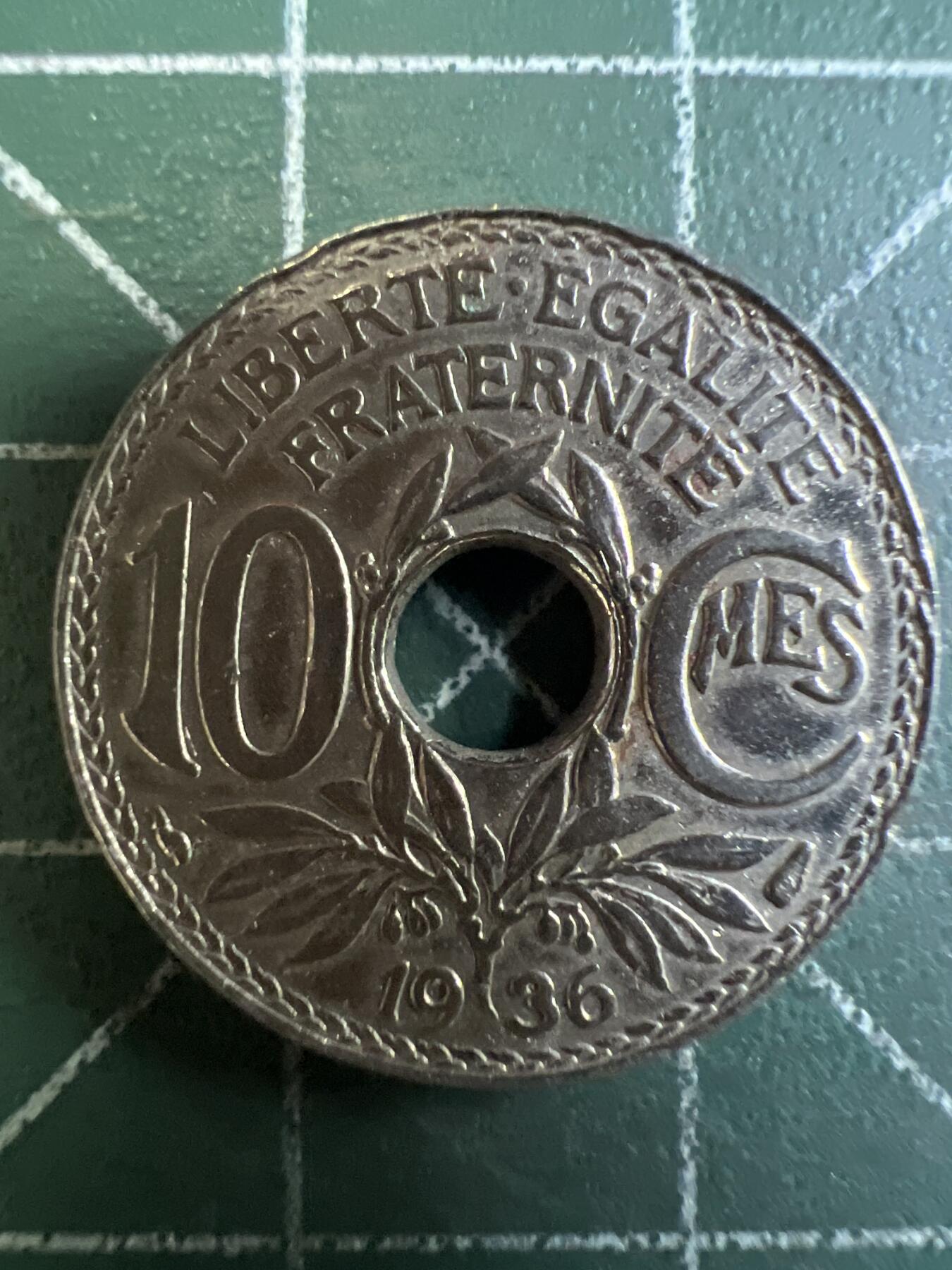 第632期 硬币专场 （无押金，捡漏，全场50包邮，偏远地区除外，接收代拍业务，本店十天发一次货） 法国十分