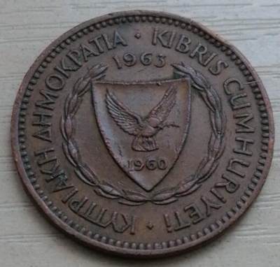 招财猫的储钱罐硬币拍卖第11场 - 塞浦路斯1960年5分铜币