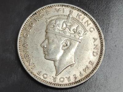 燕姐换藏第82拍 英属马来亚1939年20分银币（高银版）