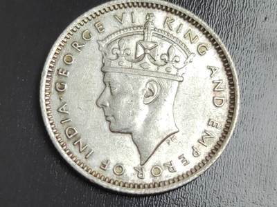 燕姐换藏第82拍 英属马来亚1939年乔治六世10分银币