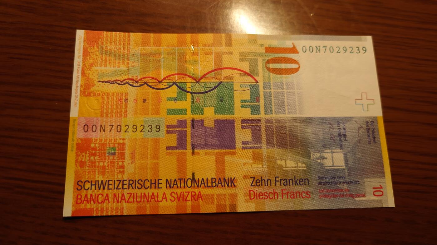 【六点40刚有新增30项】精选微拍第114期暨2024年第25期  新品到货 2000年瑞士10法郎 全新绝品无4尾号9239