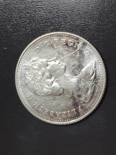 燕姐换藏第82拍 加拿大1967年十分小鱼银币