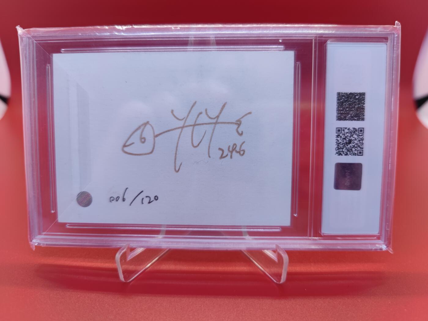 妖精的尾巴卡牌拍卖第十九期(收拍品) NAMI吉克利特特装亲签卡《童年记忆》，画师:于驰洋亲签，编:006/120