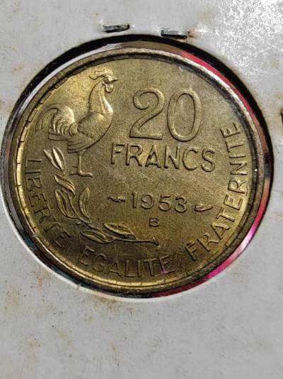 轻松集币无压力 - 法国1953年20法郎