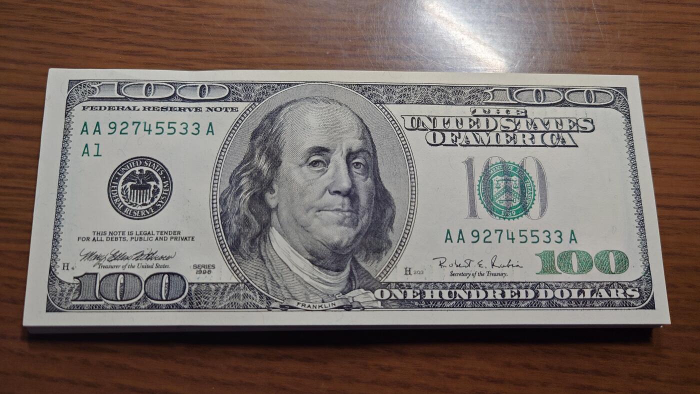 【六点40刚有新增30项】精选微拍第114期暨2024年第25期  新品到货 1996年美国100元大头 AAA冠全新刀拆绝品尾号533