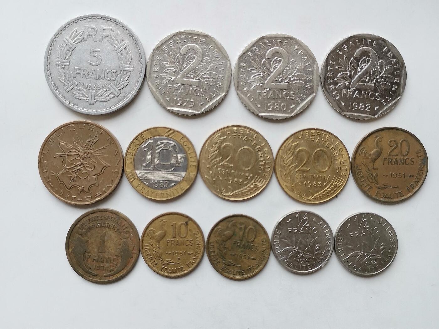 第一海外回流一元起拍收藏 散币专场 第97期 法国🇫🇷