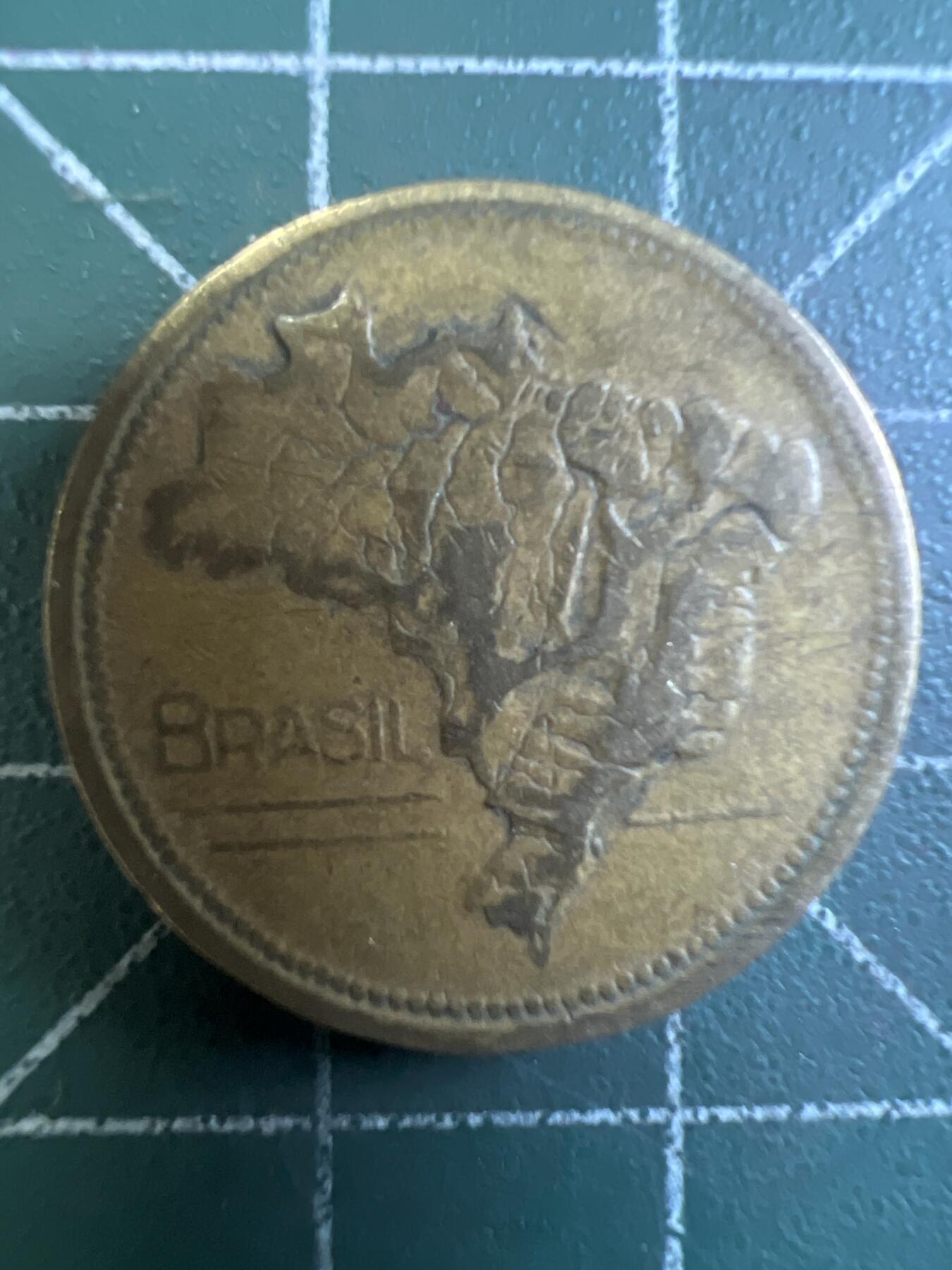 第668期 硬币专场 （无押金，捡漏，全场50包邮，偏远地区除外，接收代拍业务，本店十天发一次货） 巴西1克鲁塞罗
