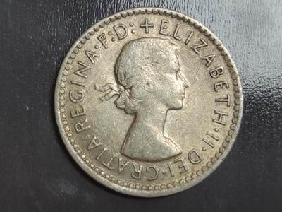 燕姐换藏第82拍 澳大利亚1957年三便士银币