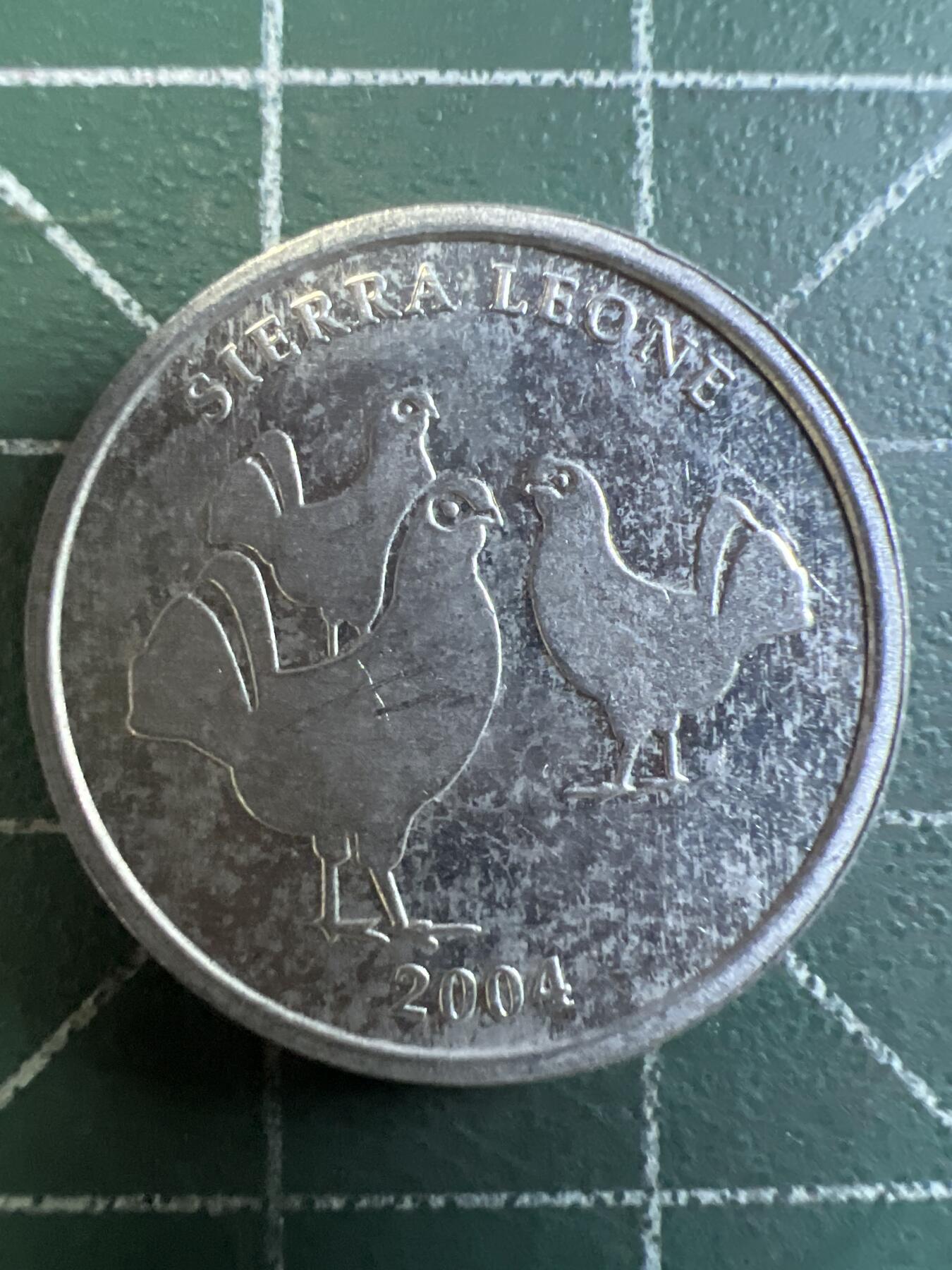 第632期 硬币专场 （无押金，捡漏，全场50包邮，偏远地区除外，接收代拍业务，本店十天发一次货） 塞拉利昂5利昂