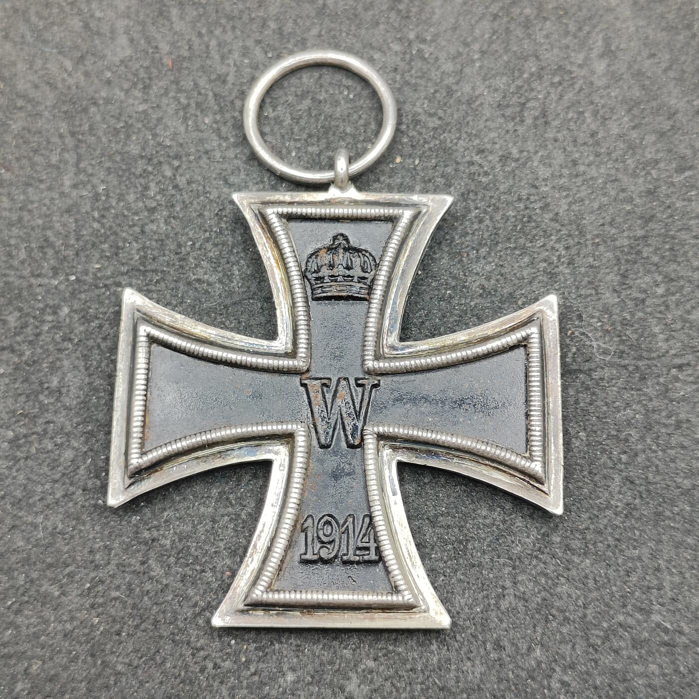 全场0元起拍 第167期 咸鱼国勋章拍卖专场 6月23日（周日）下午6：00开始 带标ww1 铁十字勋章勋章 三片分体式结构+