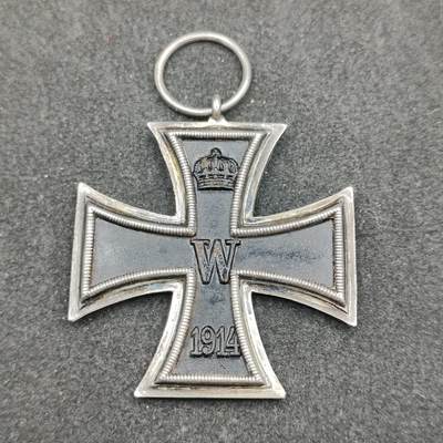 全场0元起拍 第167期 咸鱼国勋章拍卖专场 6月23日（周日）下午6：00开始 - 带标ww1 铁十字勋章勋章 三片分体式结构+