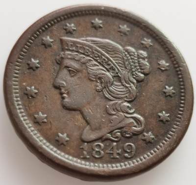  外国散币20240619场次（中拍皆有赠品），每周两拍，可寄存 - 美国1849年壹分