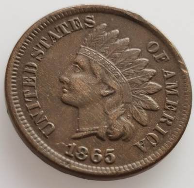  外国散币20240619场次（中拍皆有赠品），每周两拍，可寄存 - 美国1865年壹分